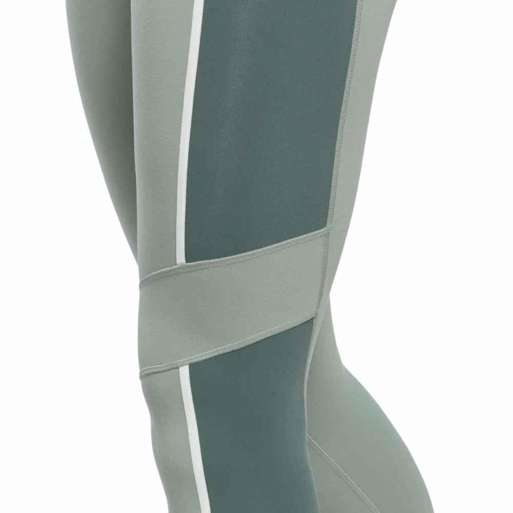 Reebok Apparel Women Lux High-Waisted Colorblock Leggings HARGRN - Image 5