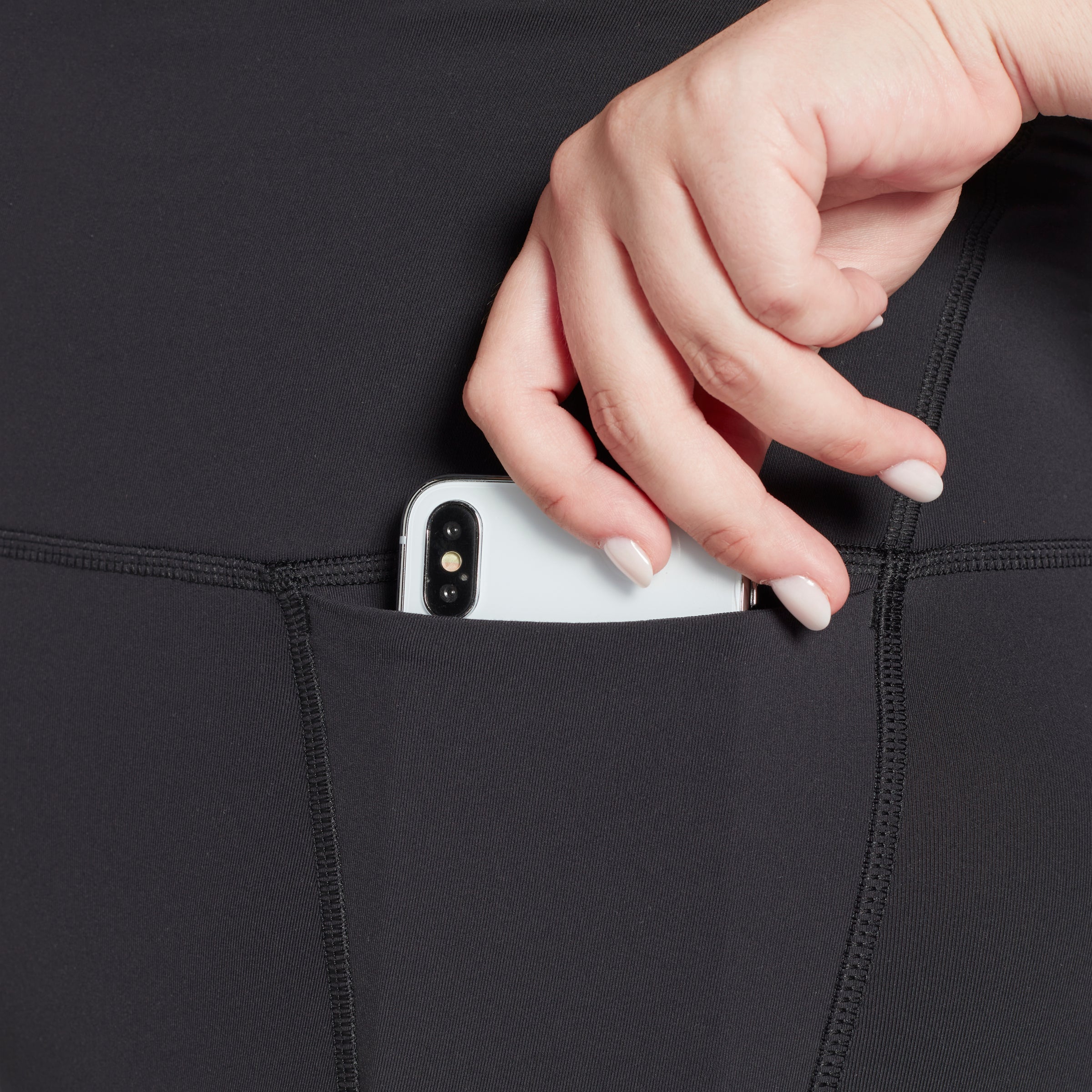 Reebok Apparel Women Lux High-Waisted Leggings (Plus Size) Black - Image 3