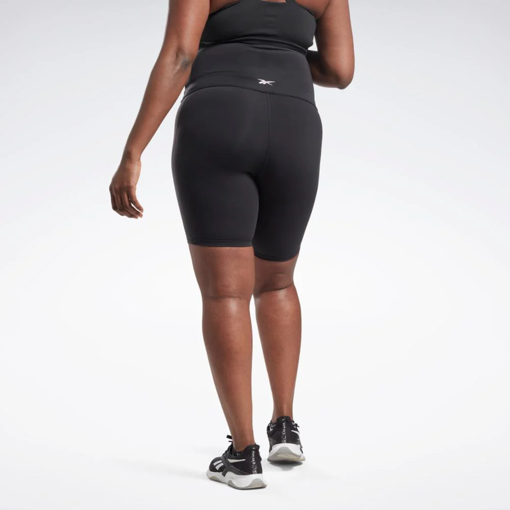 Reebok Apparel Women Lux Maternity Bike Shorts (Plus Size) BLACK - Image 3