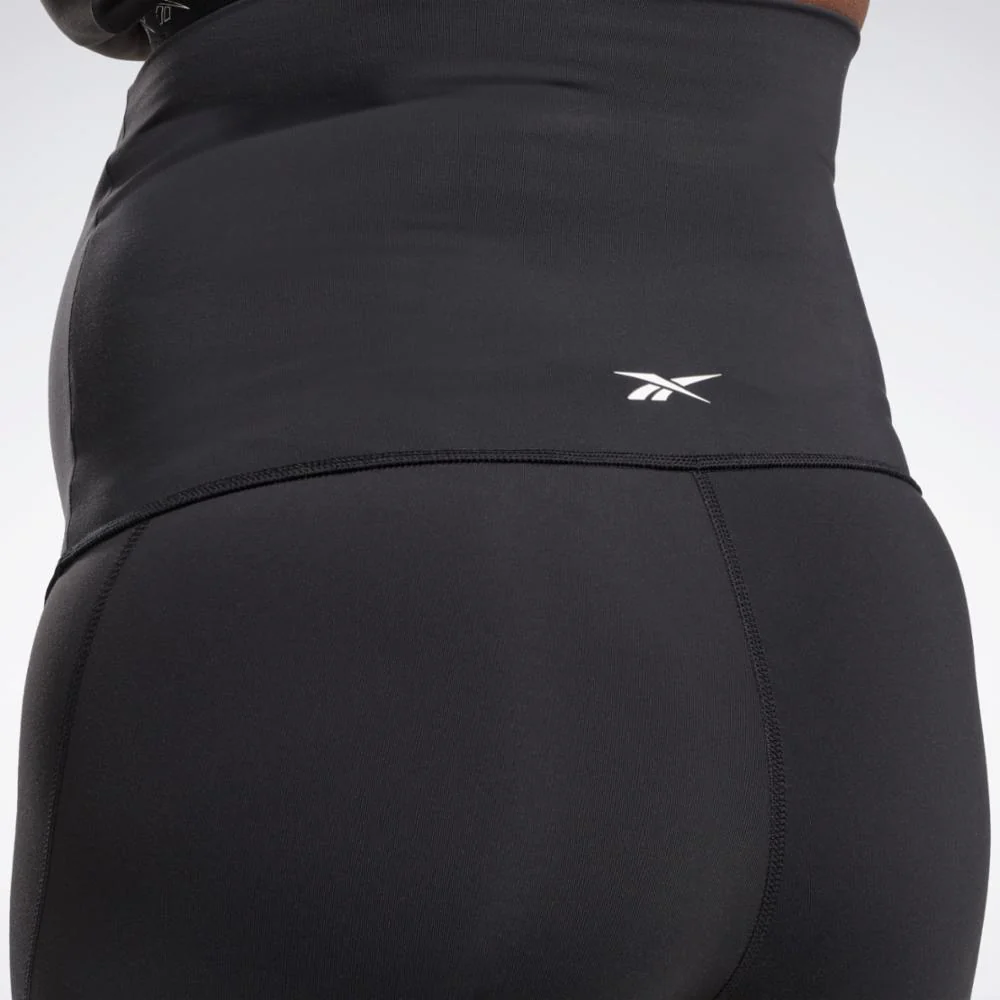 Reebok Apparel Women Lux Maternity Bike Shorts (Plus Size) BLACK - Image 4