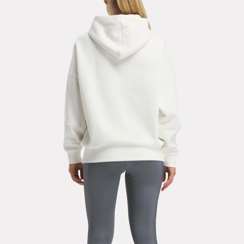 Reebok Apparel Women Lux Oversized Hoodie CHALK - Image 3