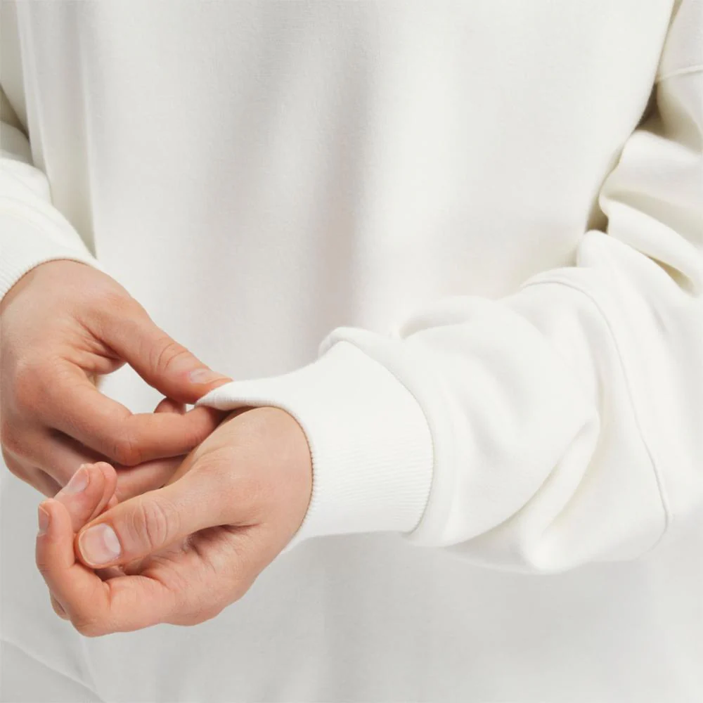 Reebok Apparel Women Lux Oversized Hoodie CHALK - Image 4