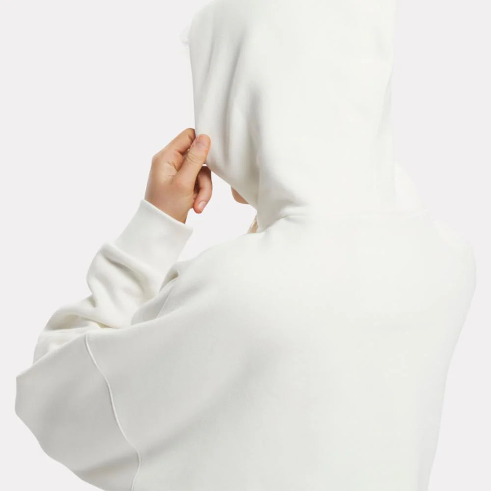 Reebok Apparel Women Lux Oversized Hoodie CHALK - Image 5