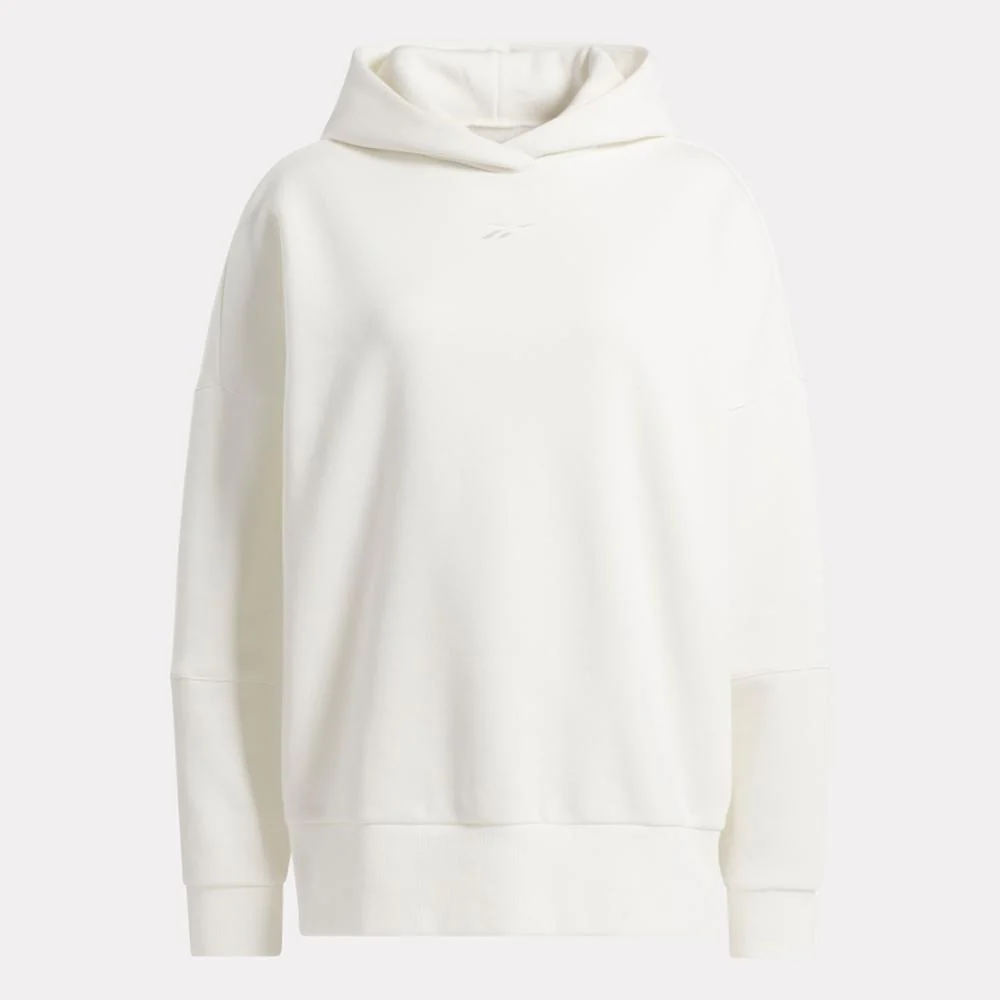 Reebok Apparel Women Lux Oversized Hoodie CHALK - Image 6