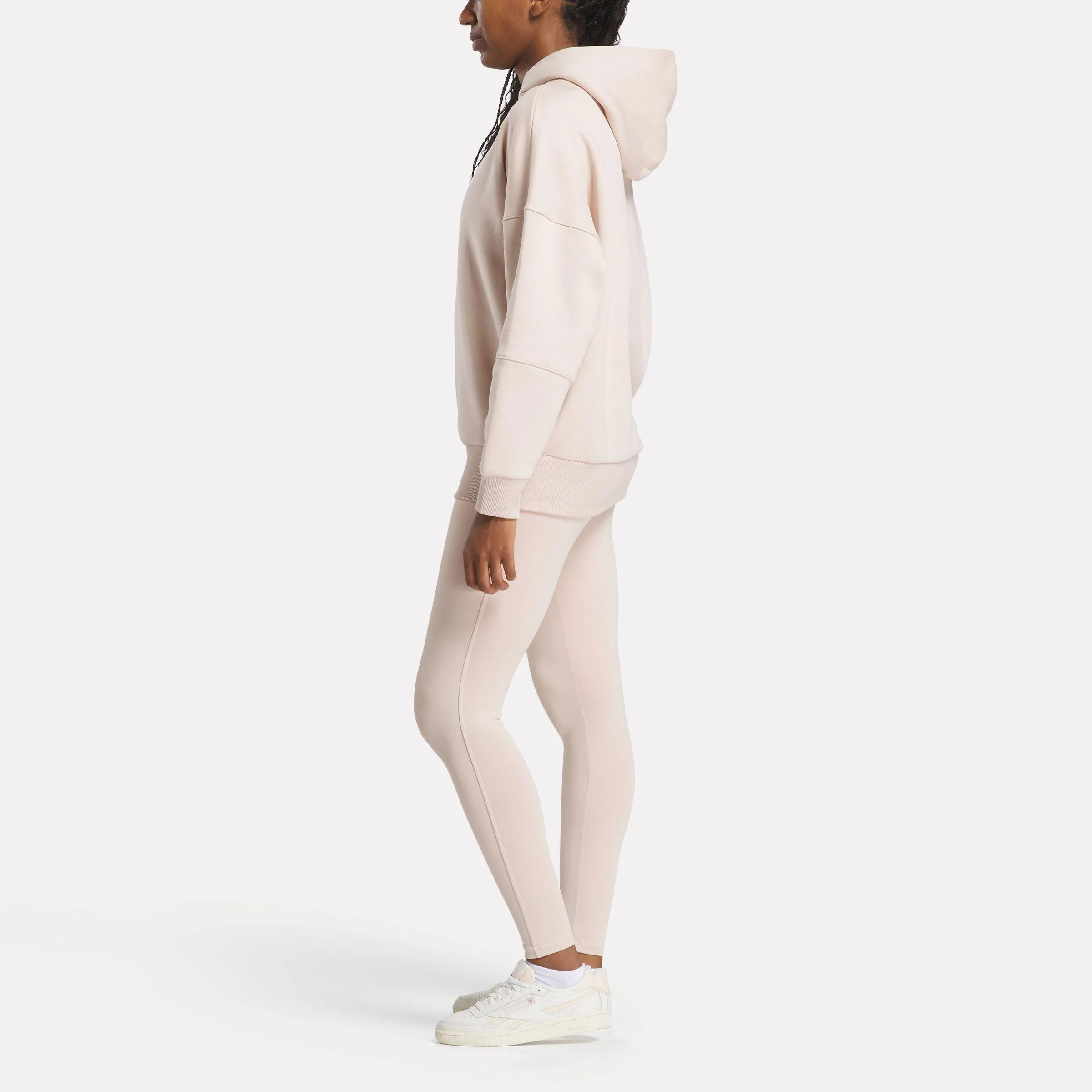 Reebok Apparel Women Lux Oversized Hoodie MUTED CLAY - Image 2