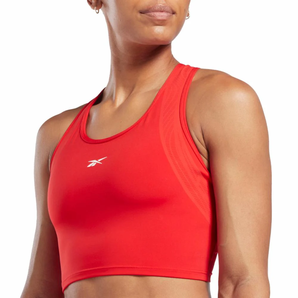 Reebok Apparel Women Lux Perform Crop Top VECRED - Image 4