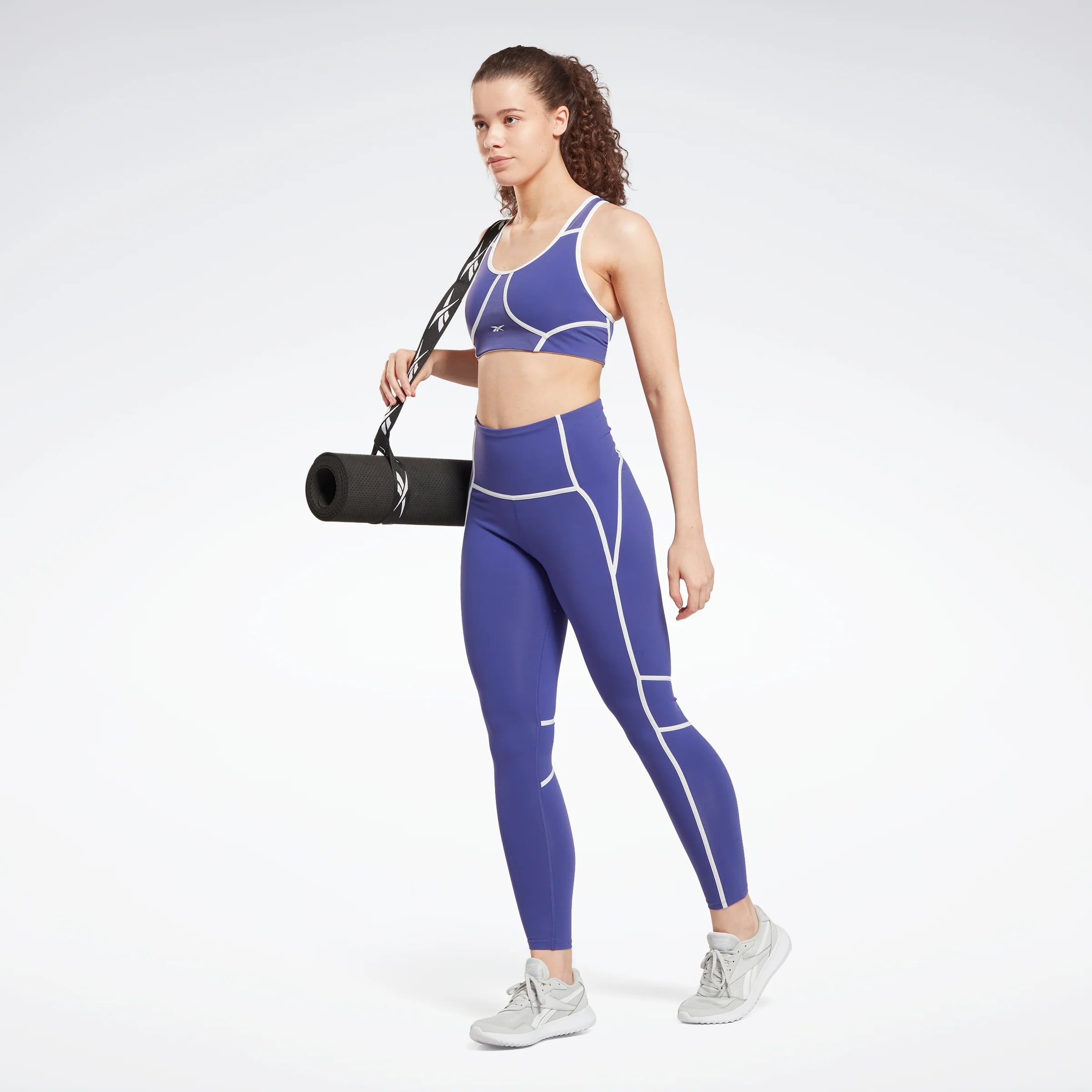 Reebok Apparel Women Lux Racer Colorblocked Padded Bra Bolprp - Image 2