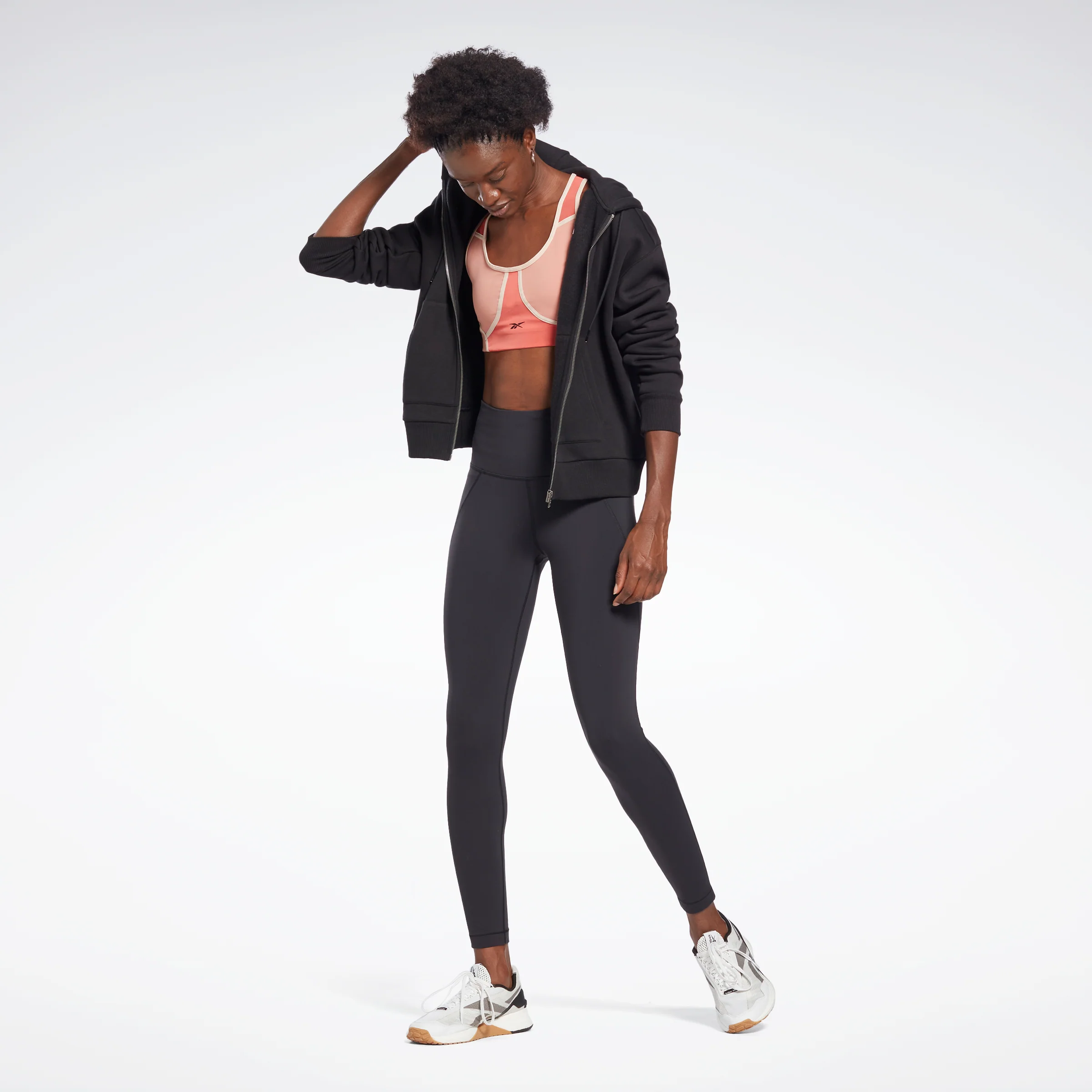 Reebok Apparel Women Lux Racer Colorblocked Padded Bra Cancor - Image 2