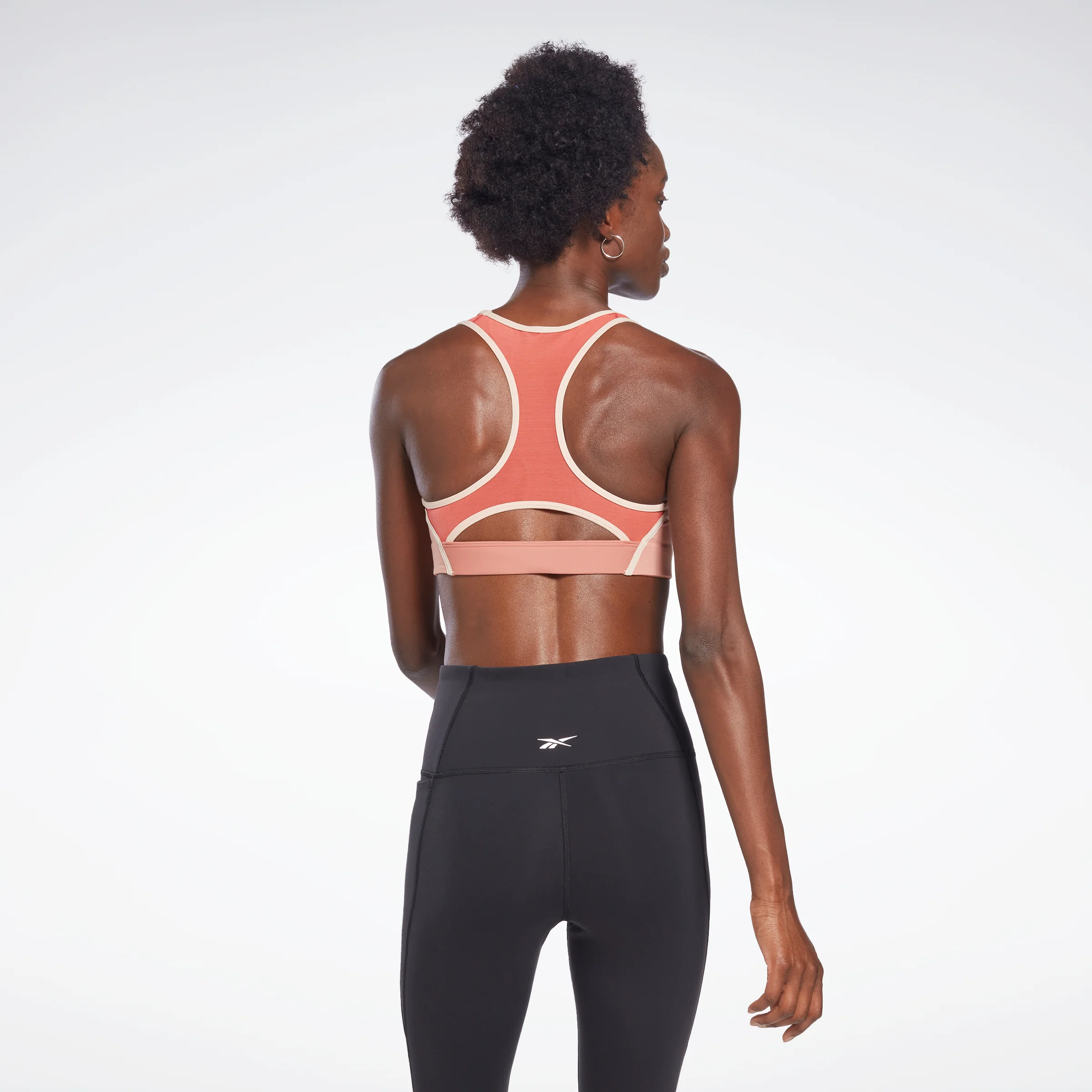 Reebok Apparel Women Lux Racer Colorblocked Padded Bra Cancor - Image 3