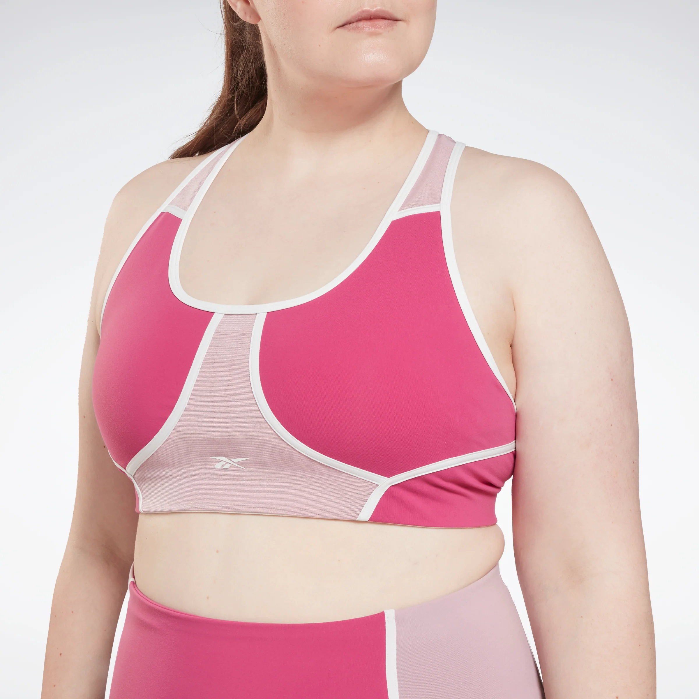 Reebok Apparel Women Lux Racer Colorblocked Padded Bra (Plus Size) Seprpi - Image 4