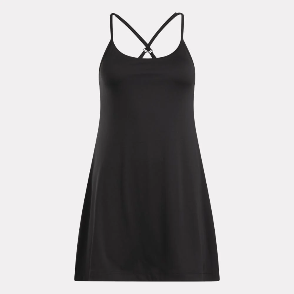 Reebok Apparel Women Lux Strappy Dress BLACK - Image 6