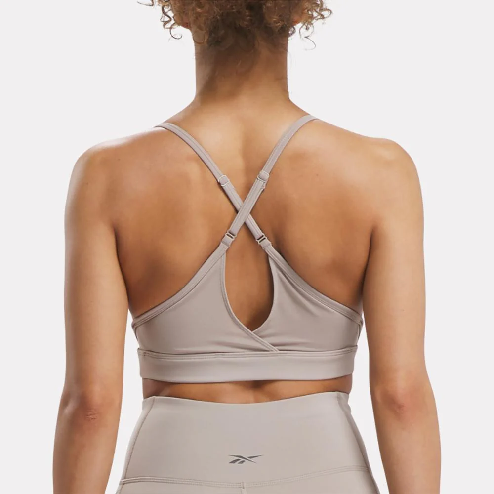 Reebok Apparel Women Lux Strappy Sports Bra ASH - Image 3
