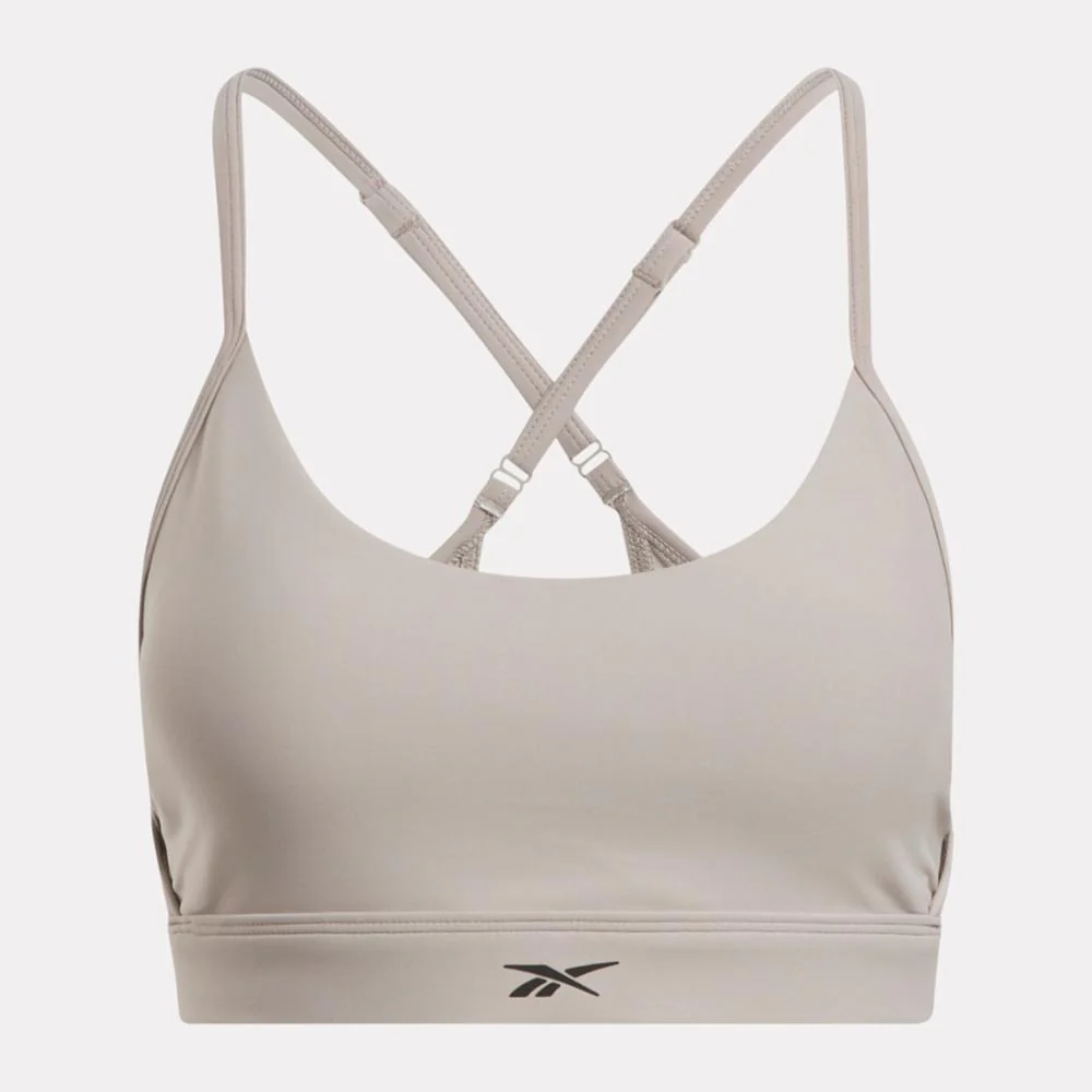 Reebok Apparel Women Lux Strappy Sports Bra ASH - Image 5