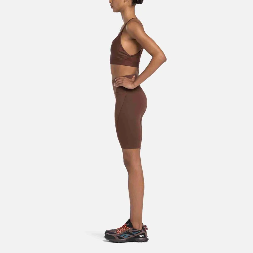 Reebok Apparel Women Lux Strappy Sports Bra UNEARTHED BROWN - Image 2