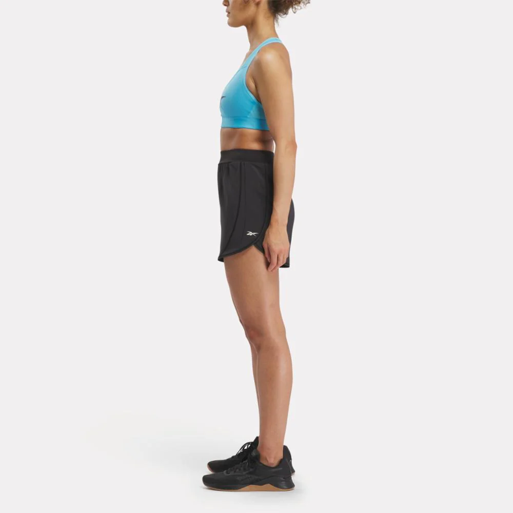 Reebok Apparel Women Lux Woven Shorts BLACK - Image 2