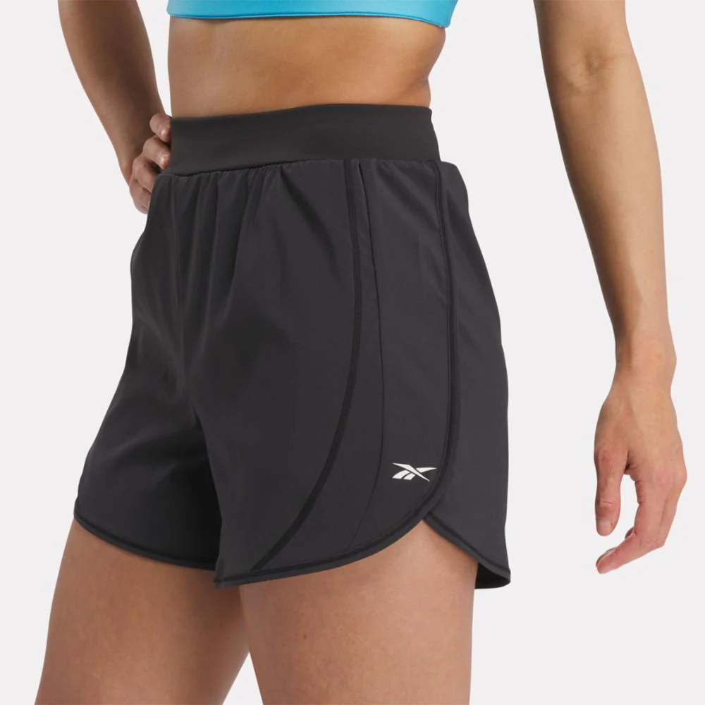 Reebok Apparel Women Lux Woven Shorts BLACK - Image 4