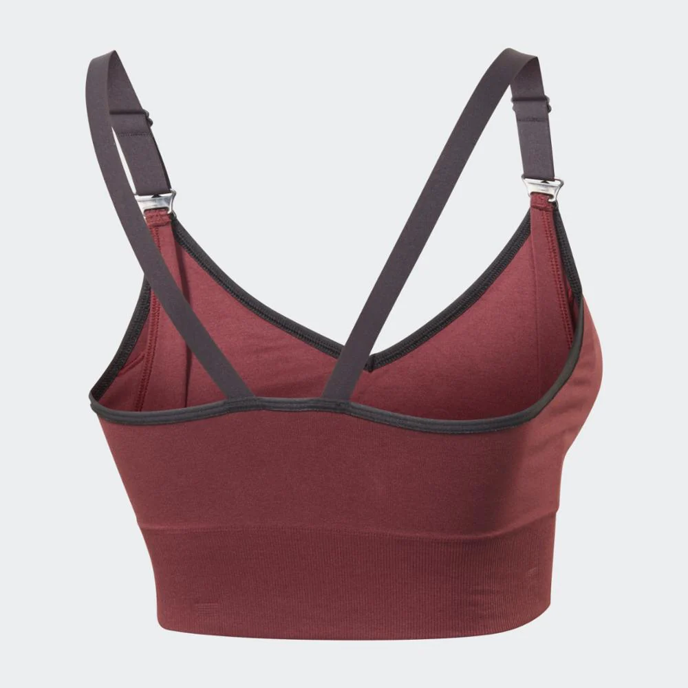 Reebok Apparel Women Maternity Nursing Sports Bra MAROON - Image 8