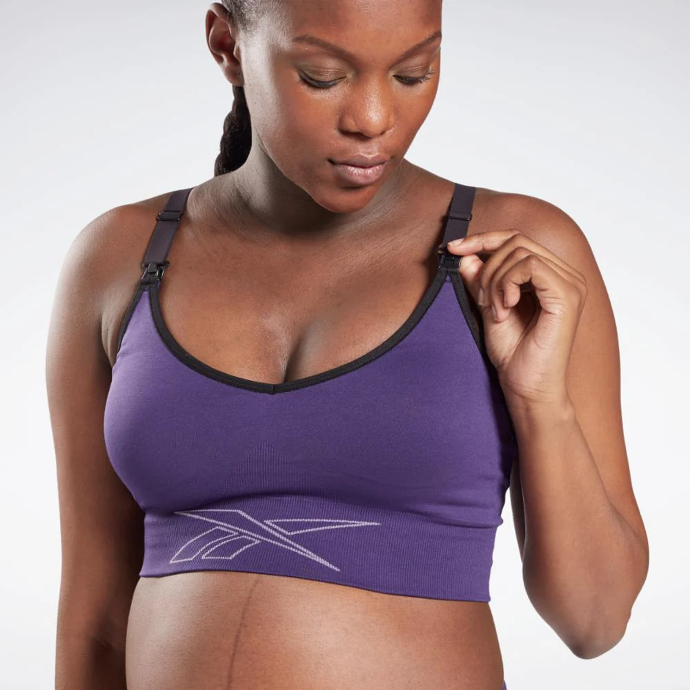 Reebok Apparel Women Maternity Sports Bra DRKORC - Image 4