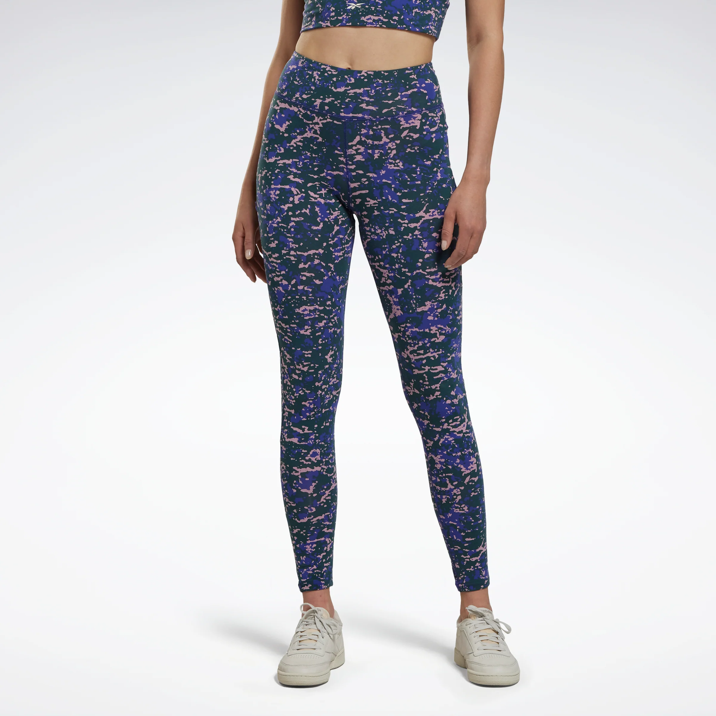 Reebok Apparel Women Modern Safari Cotton Leggings Forgrn