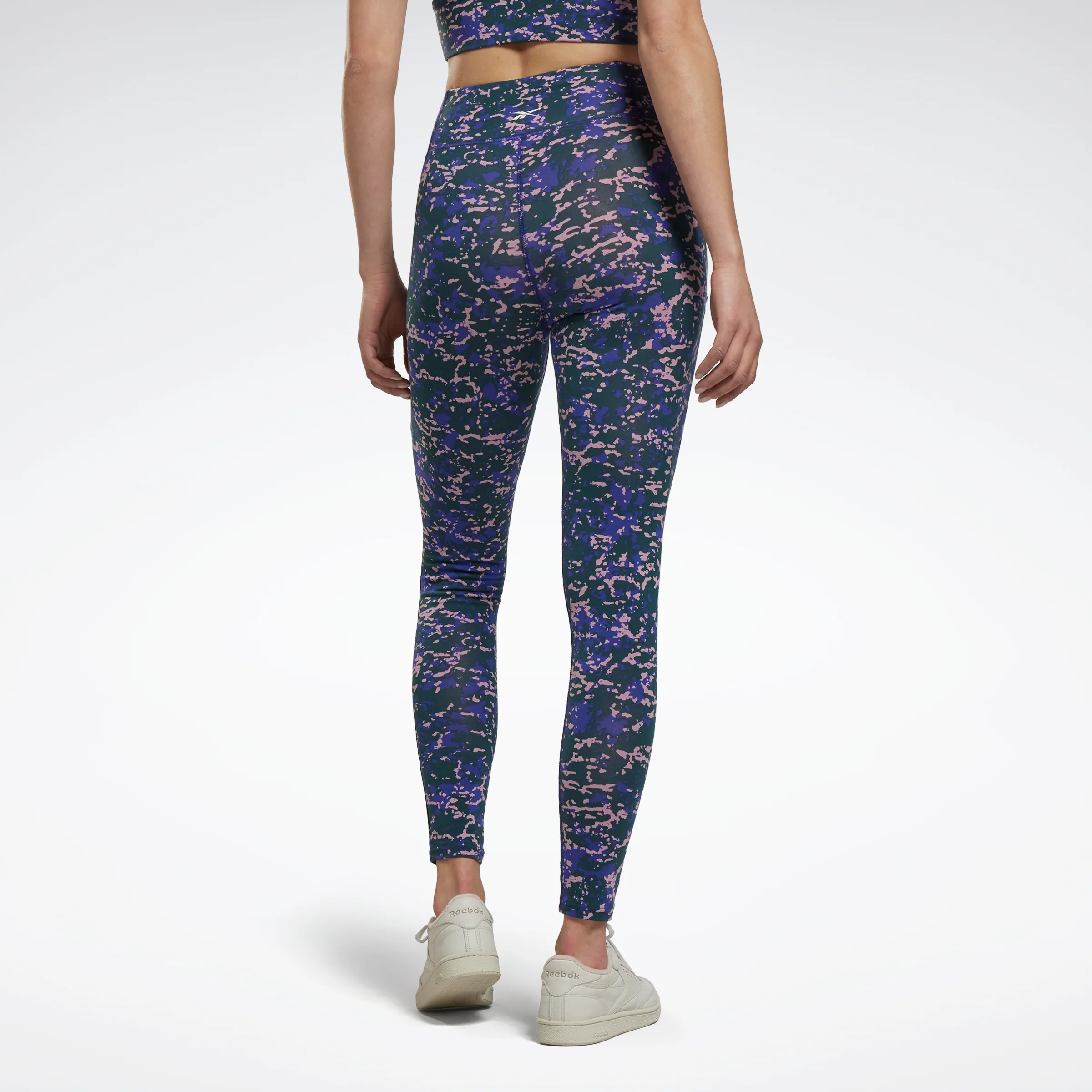 Reebok Apparel Women Modern Safari Cotton Leggings Forgrn - Image 3
