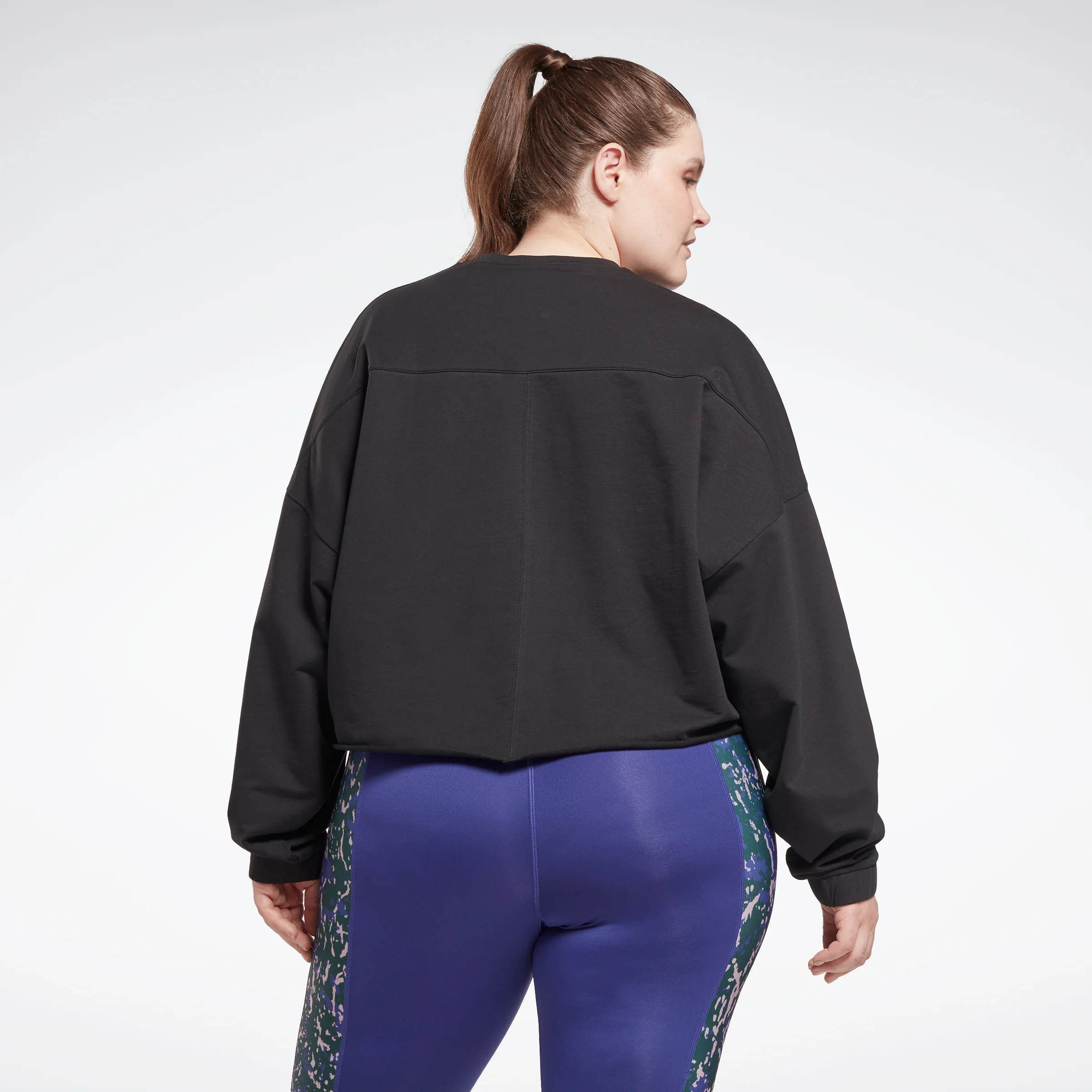 Reebok Apparel Women Modern Safari Coverup (Plus Size) Black - Image 3