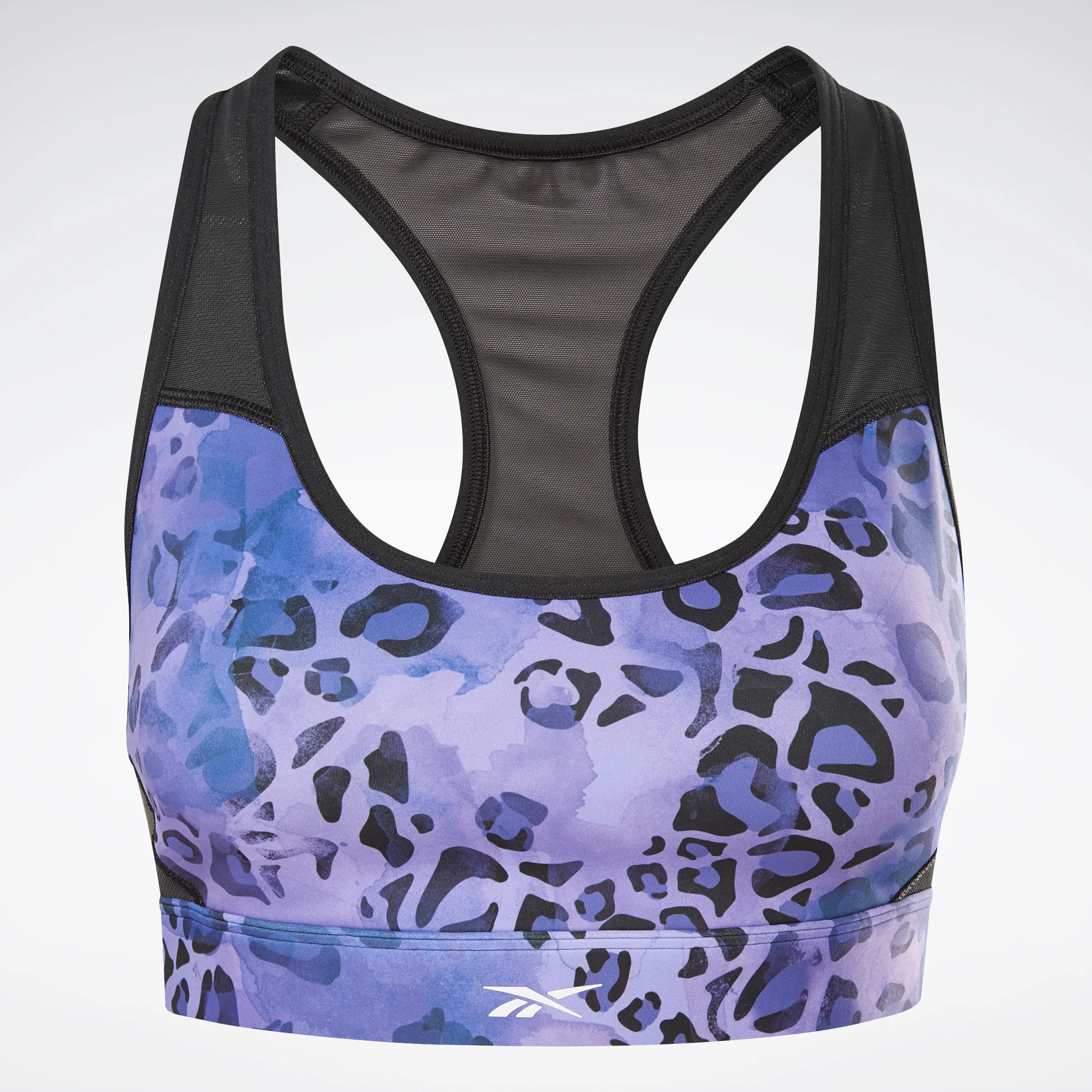 Reebok Apparel Women Modern Safari Lux Racer Padded Medium-Impact Sports Bra Vecnav/Hypprl - Image 6