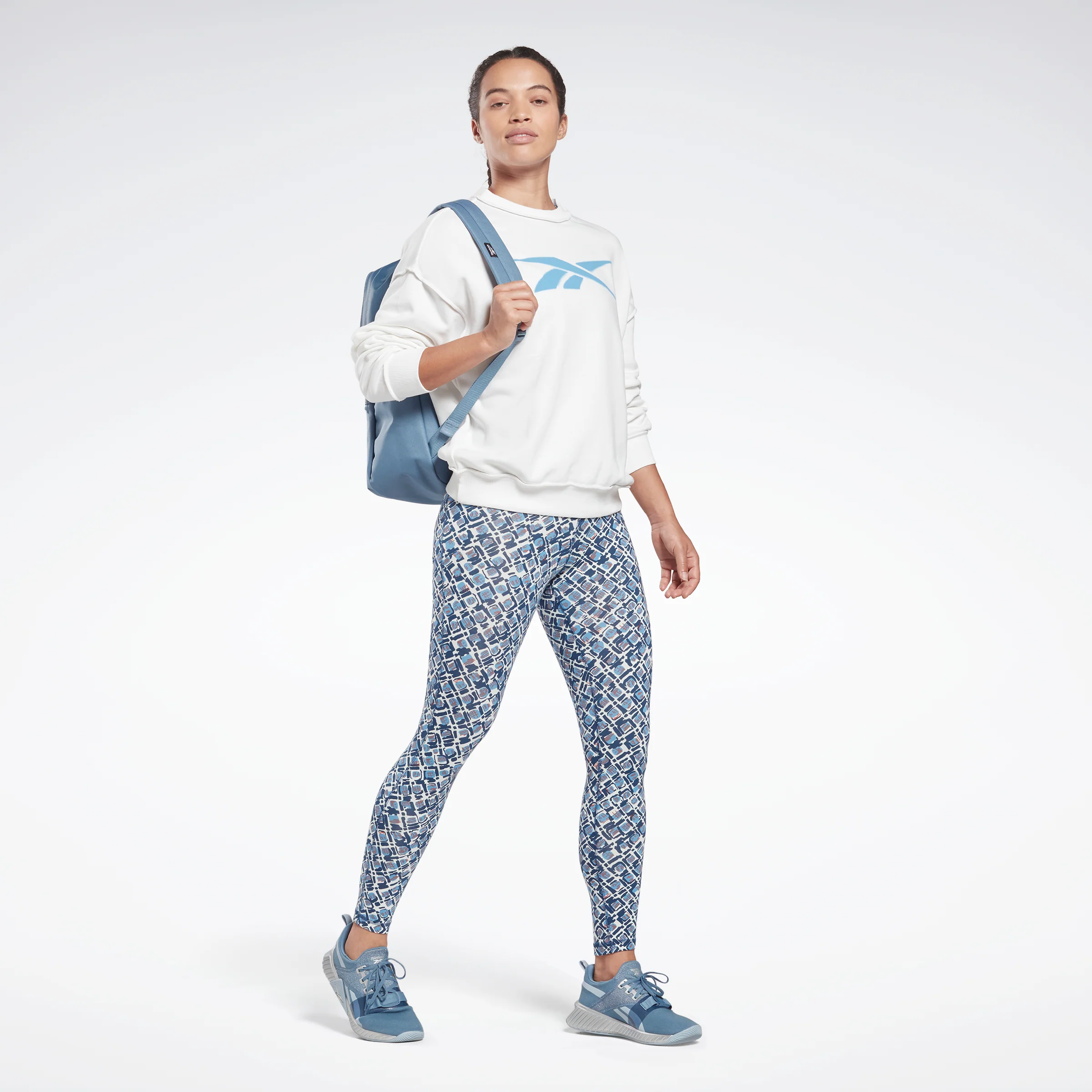 Reebok Apparel Women Myt Crew Sweatshirt White - Image 2
