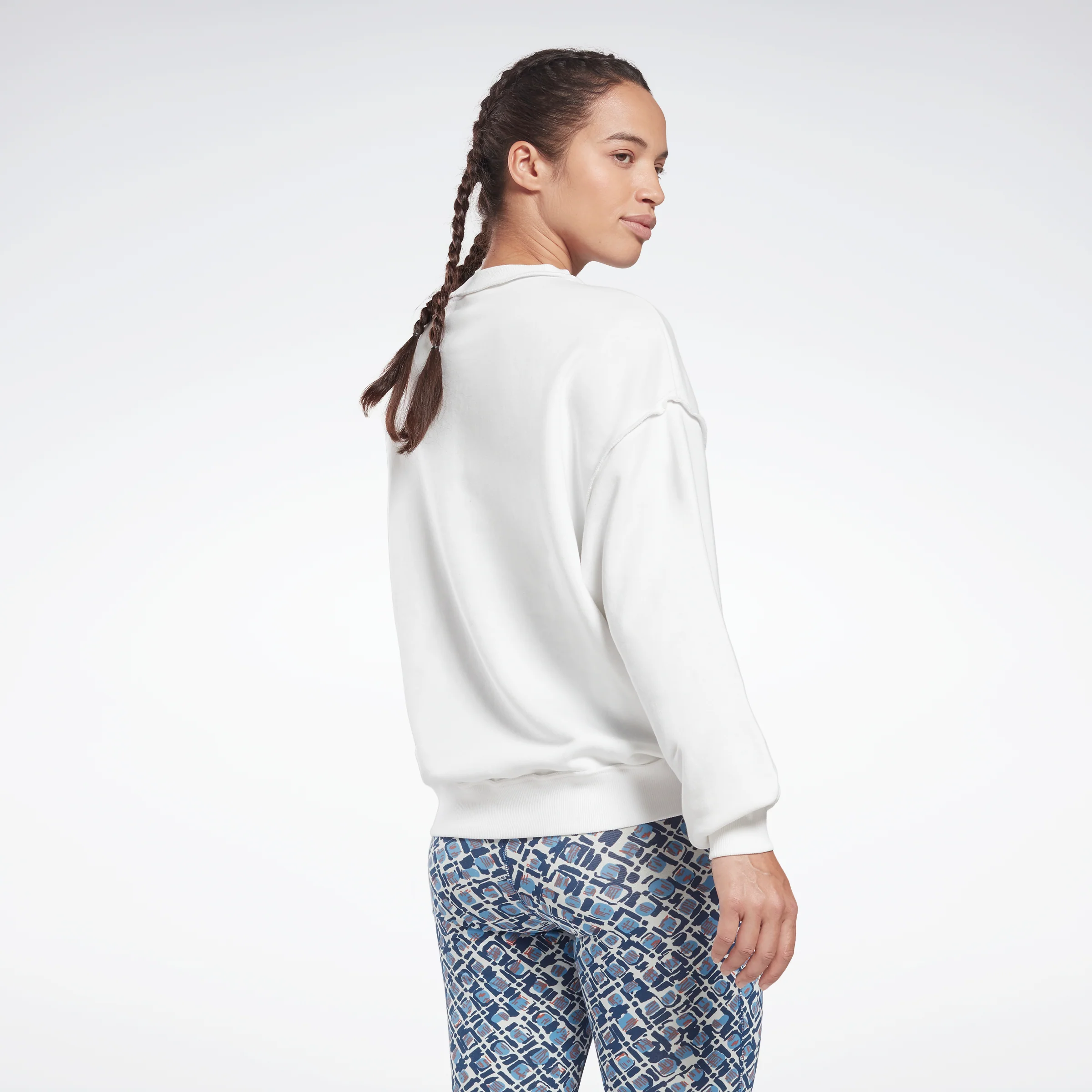 Reebok Apparel Women Myt Crew Sweatshirt White - Image 3