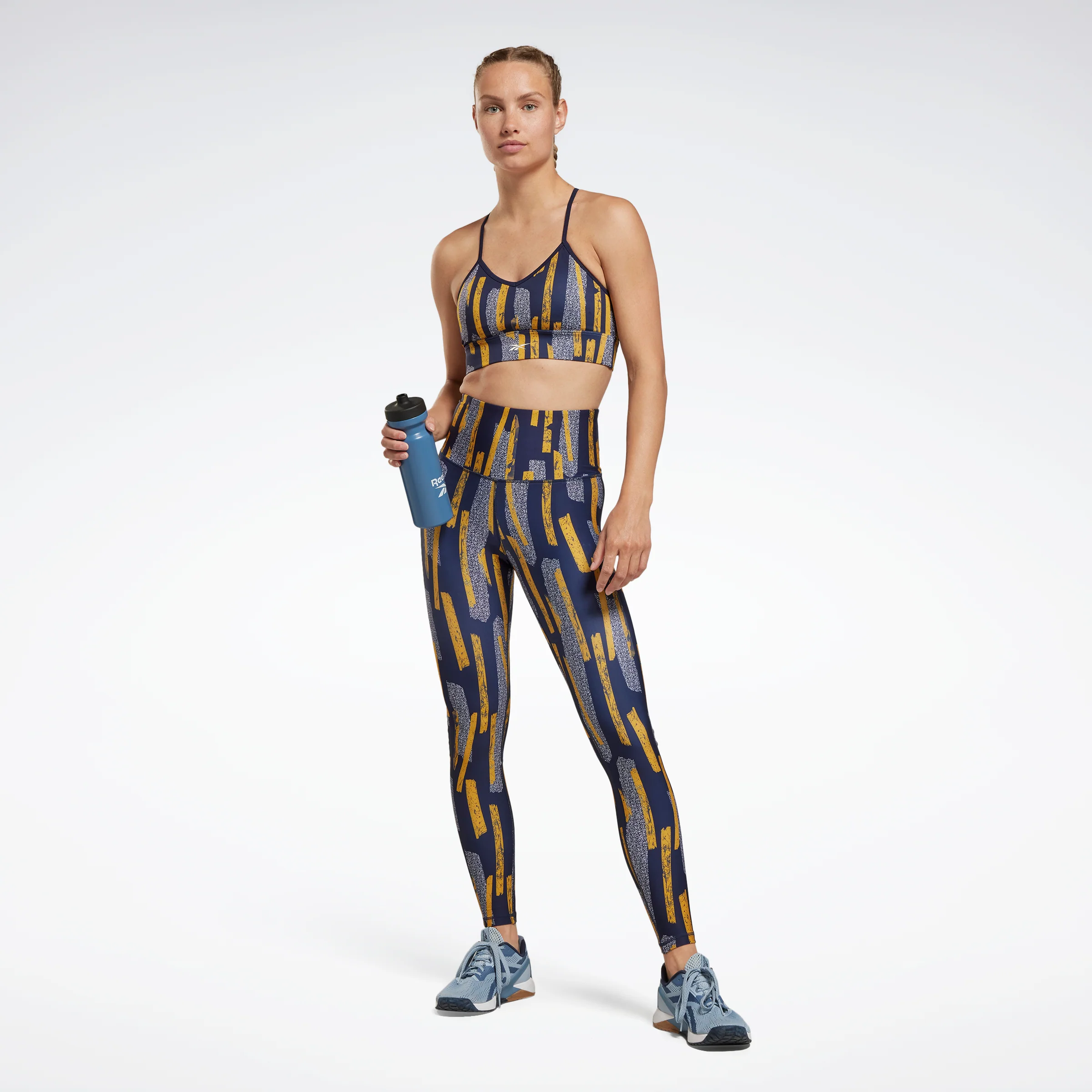 Reebok Apparel Women Myt Printed Bra Vecnav - Image 2