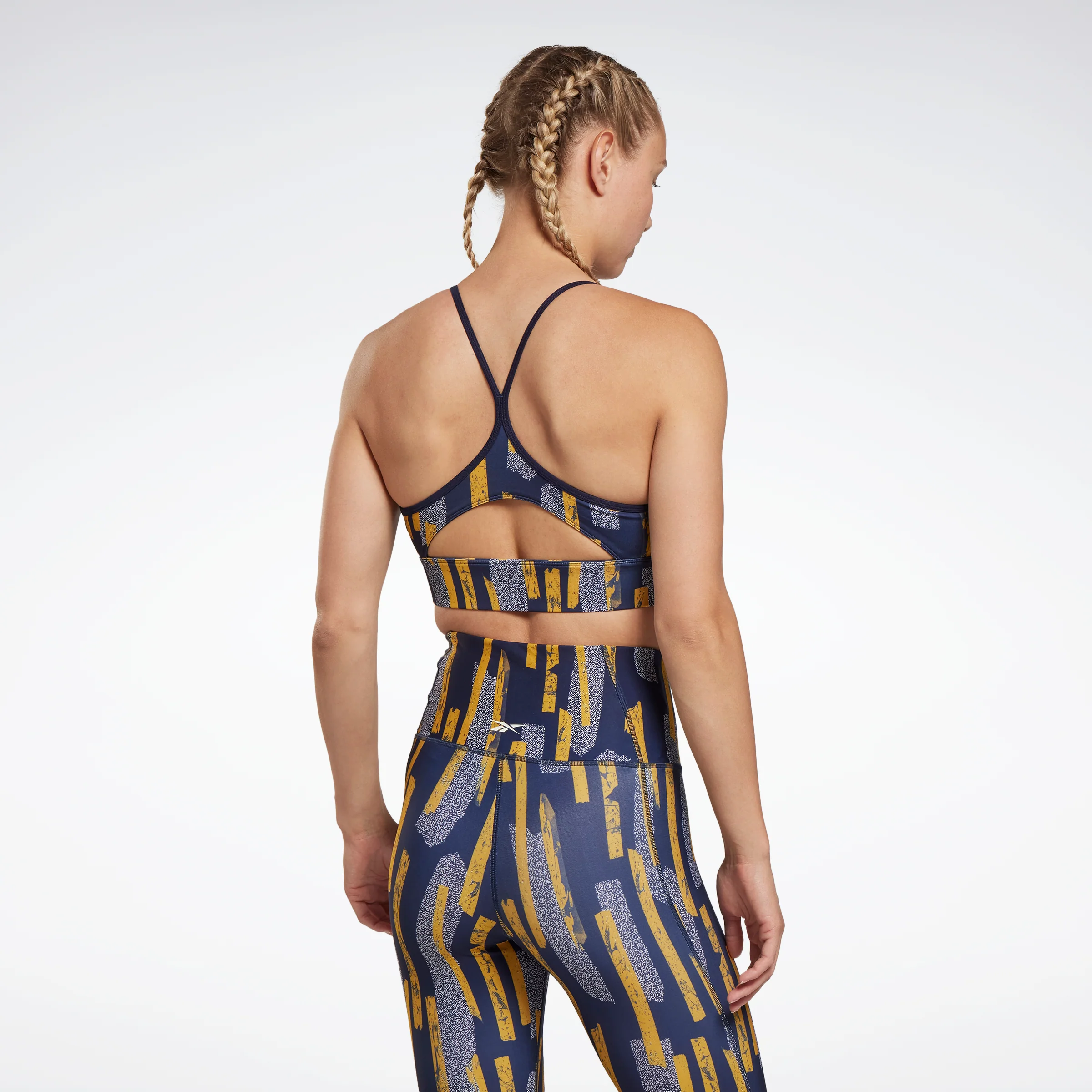 Reebok Apparel Women Myt Printed Bra Vecnav - Image 3