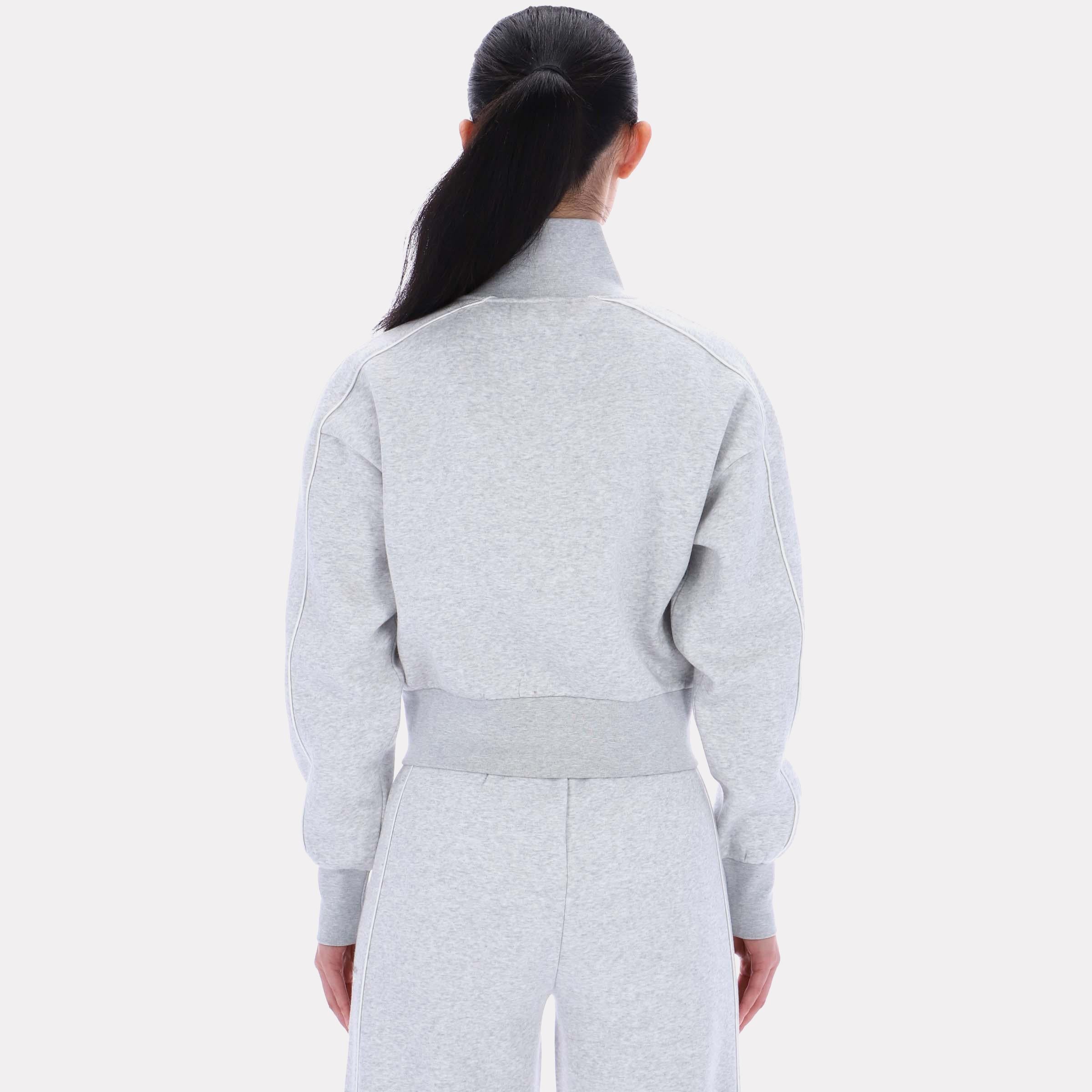 Reebok Apparel Women Off-Duty Cropped Jacket SILVER MARL - Image 2