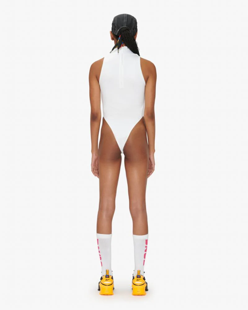 Reebok Apparel Women PYER MOSS BODYSUIT WHITE - Image 3