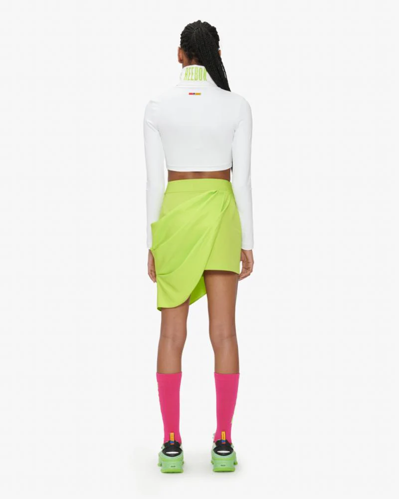 Reebok Apparel Women PYER MOSS DRAPED SKIRT SONGRN - Image 3