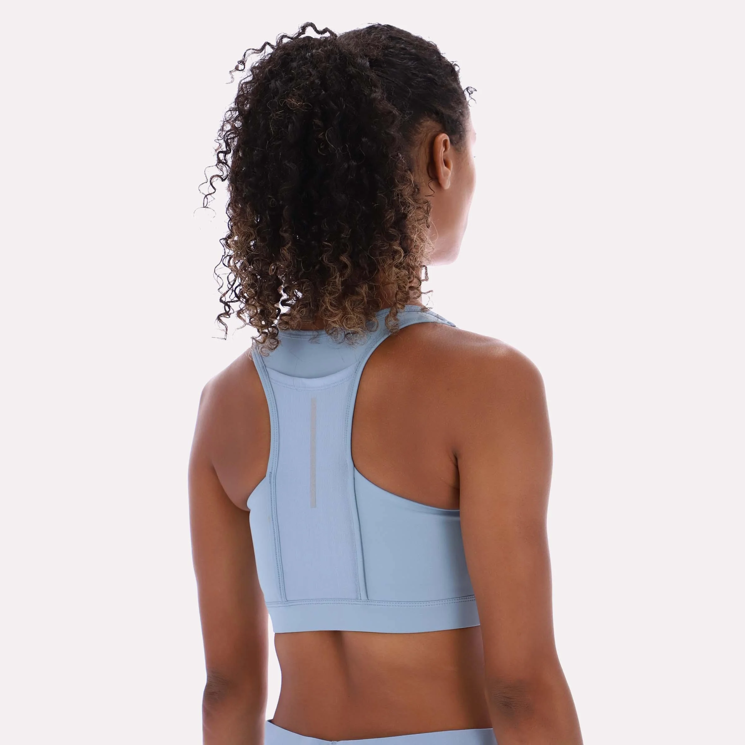 Reebok Apparel Women RBK-DRY Motion Sports Bra LEISURE BLUE - Image 3