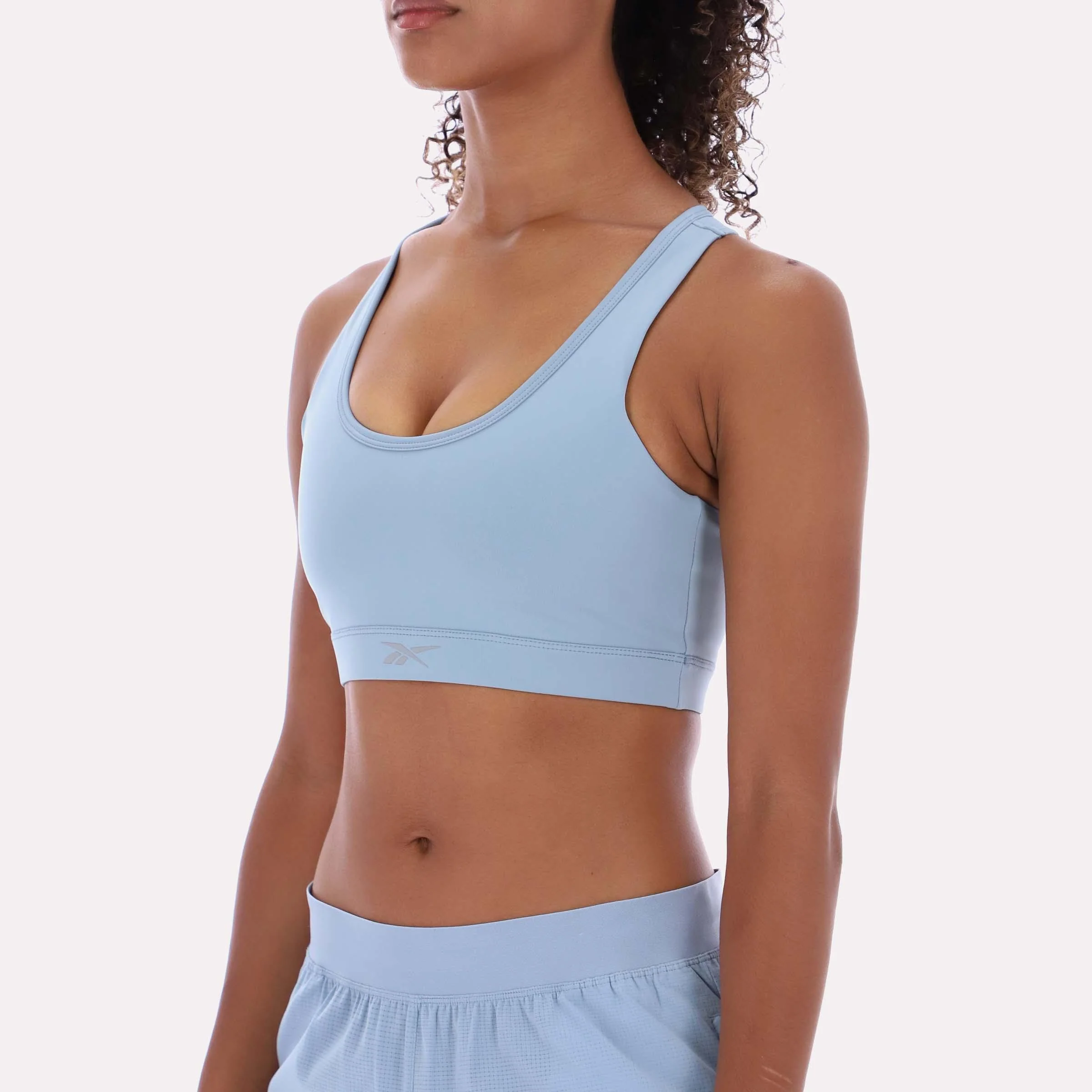 Reebok Apparel Women RBK-DRY Motion Sports Bra LEISURE BLUE - Image 4