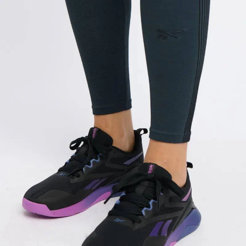 Reebok Apparel Women RBK-Lab Seamless 7/8 Leggings BLACK - Image 4
