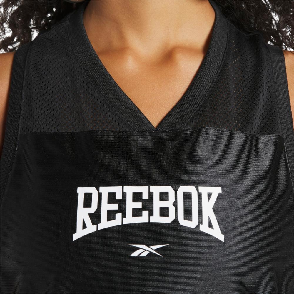 Reebok Apparel Women Reebok Classics Basketball Jersey Dress BLACK - Image 4
