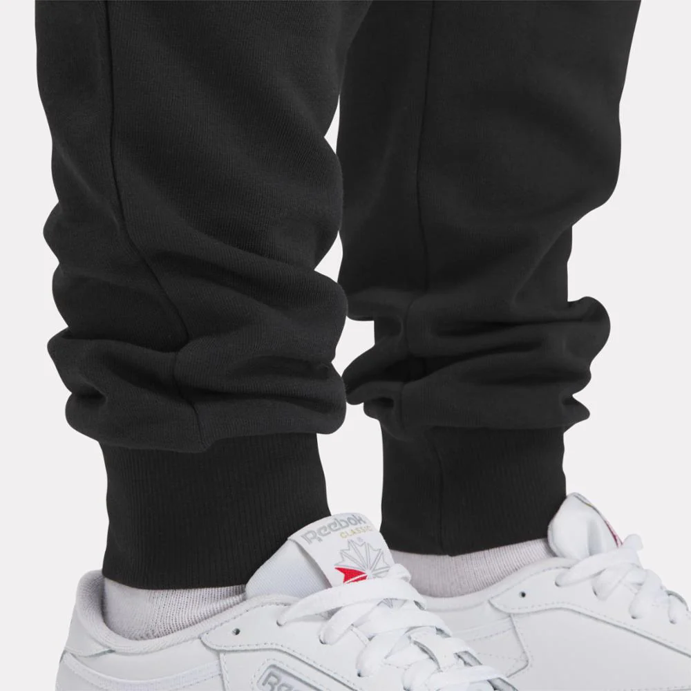 Reebok Apparel Women Classics Archive Essentials Fit French Terry Pants BLACK - Image 4
