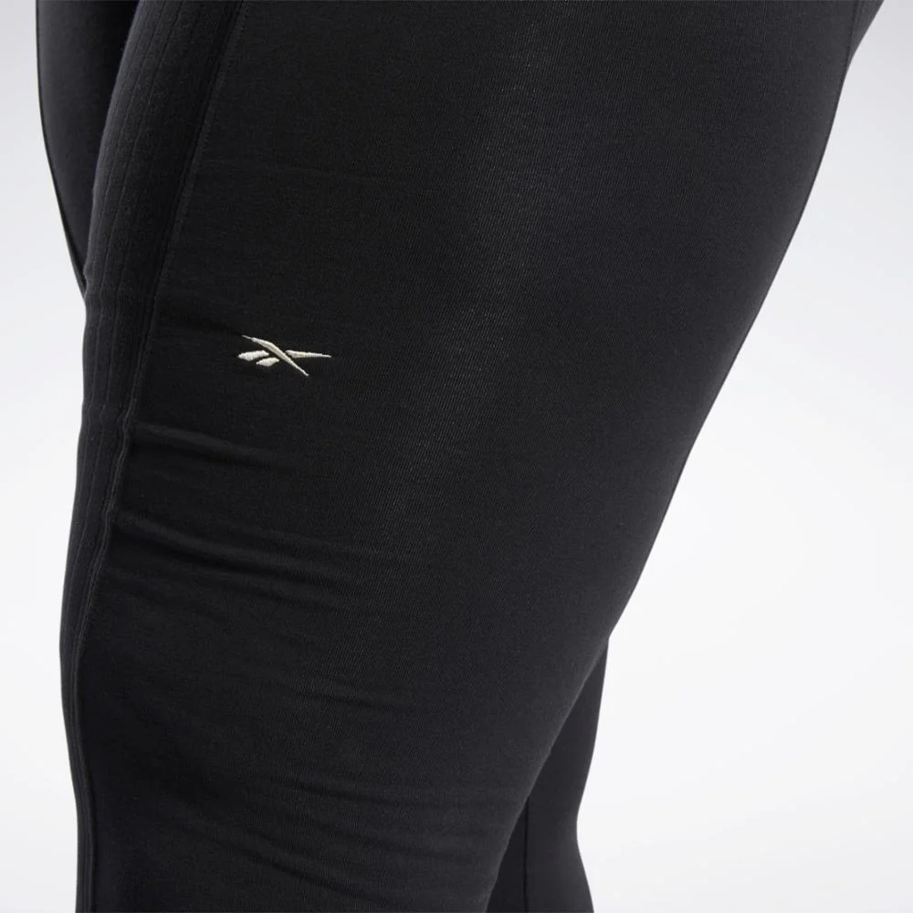 Reebok Apparel Women Reebok Classics High-Rise Leggings (Plus Size) BLACK - Image 4