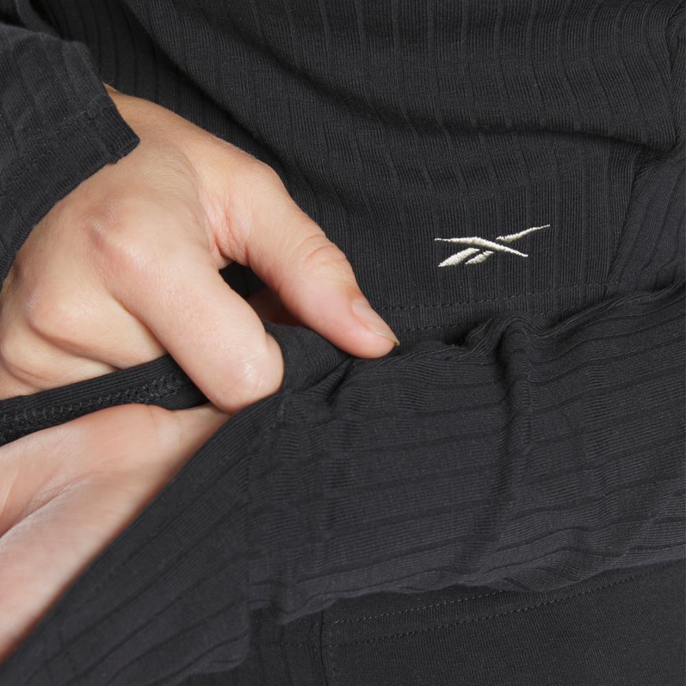 Reebok Apparel Women Reebok Classics Long-Sleeve Top BLACK - Image 6