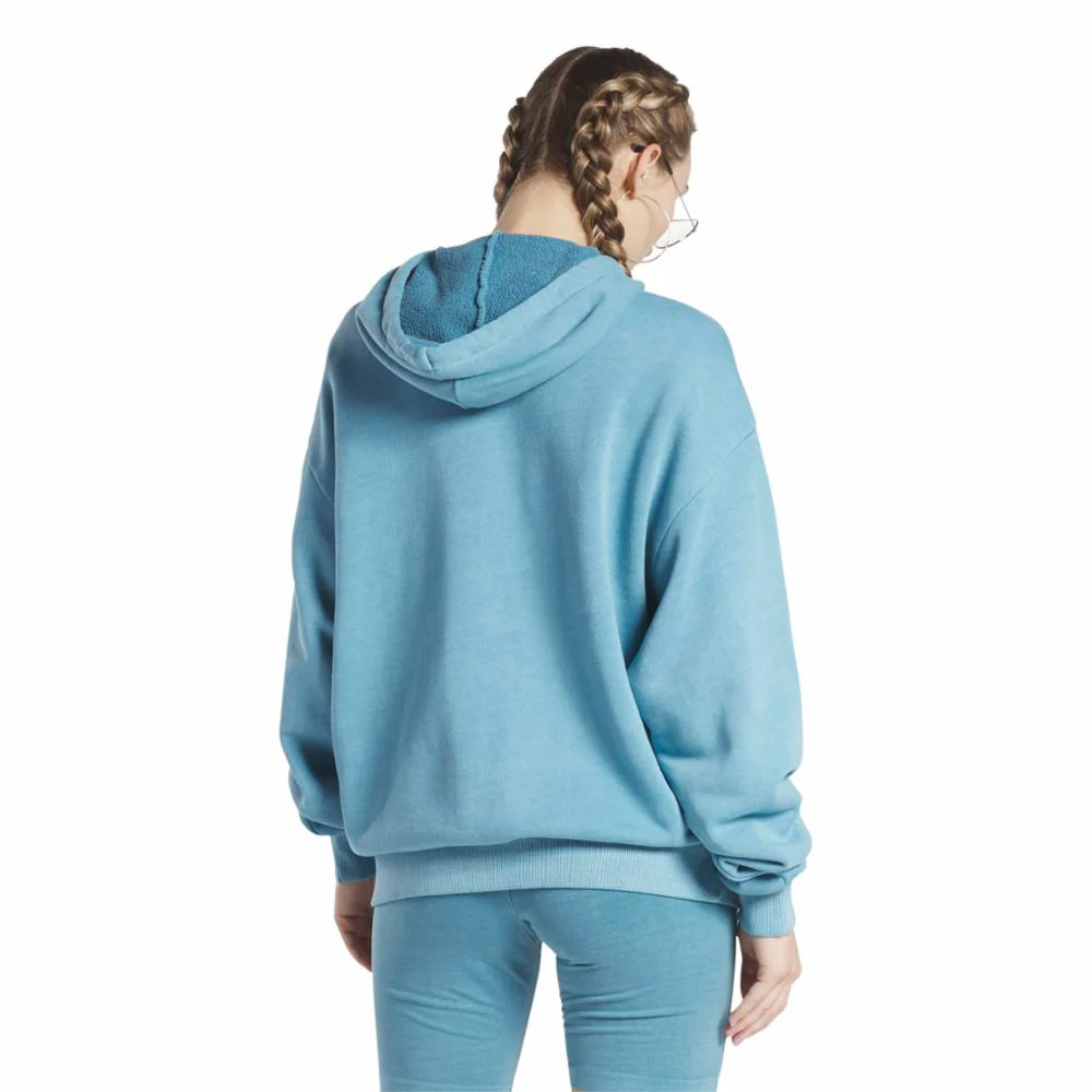Reebok Apparel Women Reebok Classics Natural Dye Oversized Long Hoodie STEBLU - Image 3