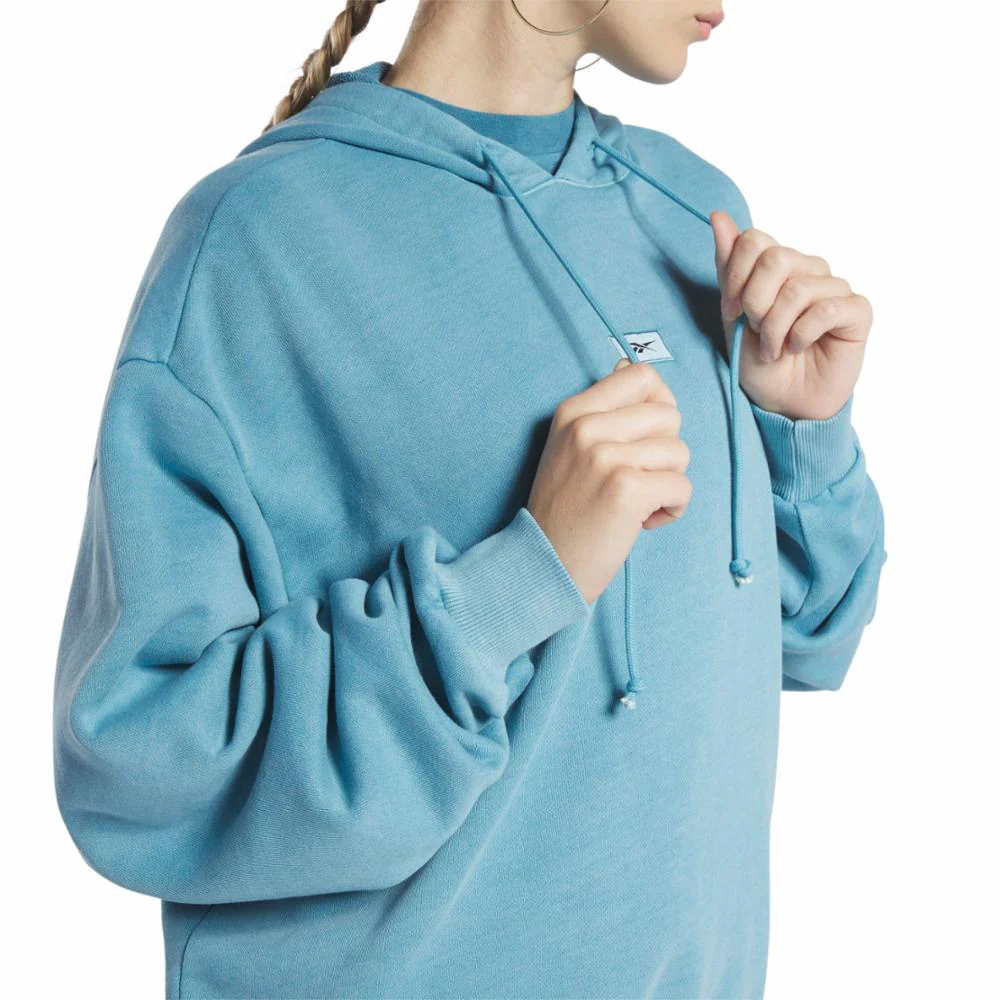 Reebok Apparel Women Reebok Classics Natural Dye Oversized Long Hoodie STEBLU - Image 4