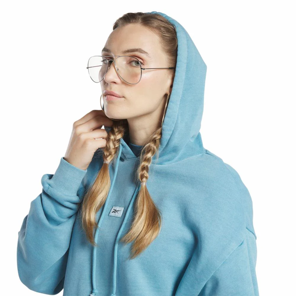 Reebok Apparel Women Reebok Classics Natural Dye Oversized Long Hoodie STEBLU - Image 6