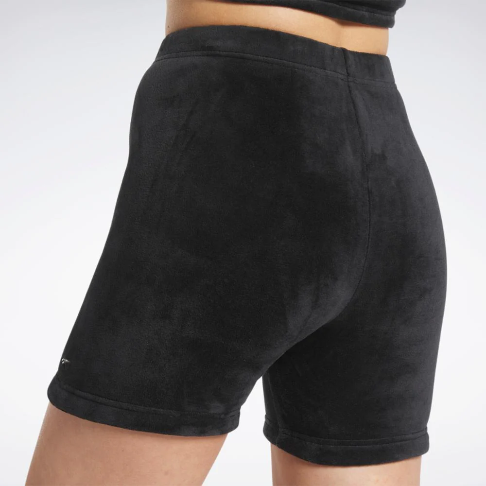 Reebok Apparel Women Reebok Classics Plush Shorts BLACK - Image 4