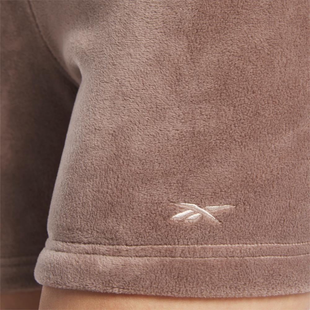 Reebok Apparel Women Reebok Classics Plush Shorts TAUPE - Image 4