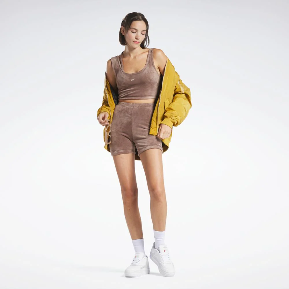 Reebok Apparel Women Reebok Classics Plush Top TAUPE - Image 2