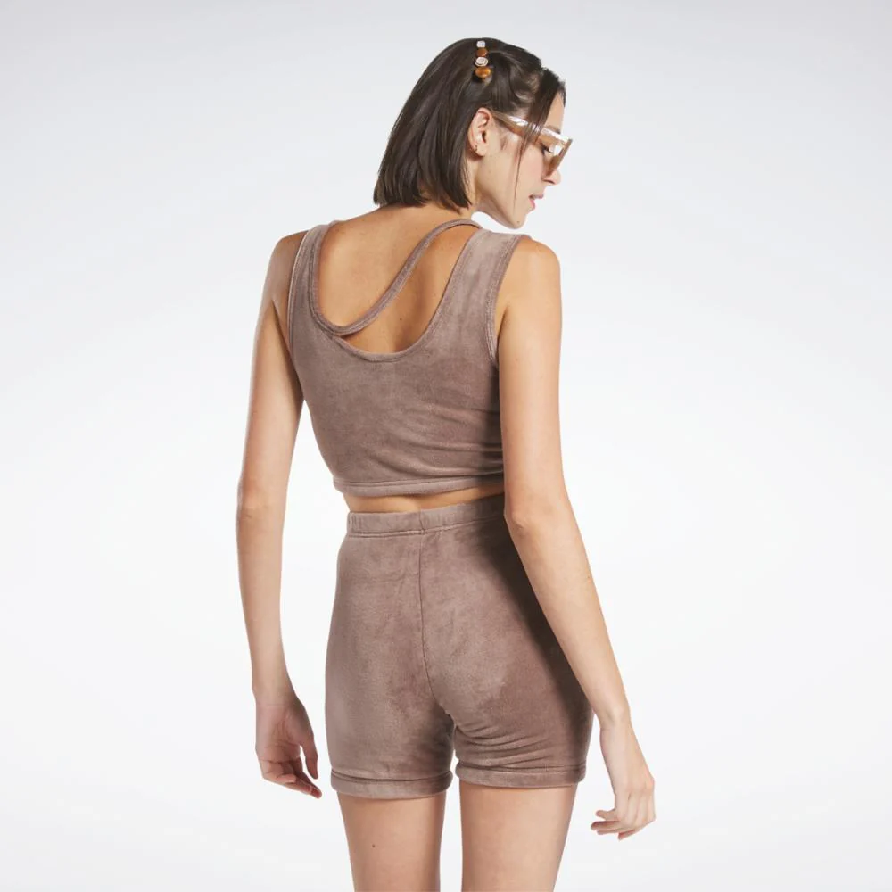 Reebok Apparel Women Reebok Classics Plush Top TAUPE - Image 3