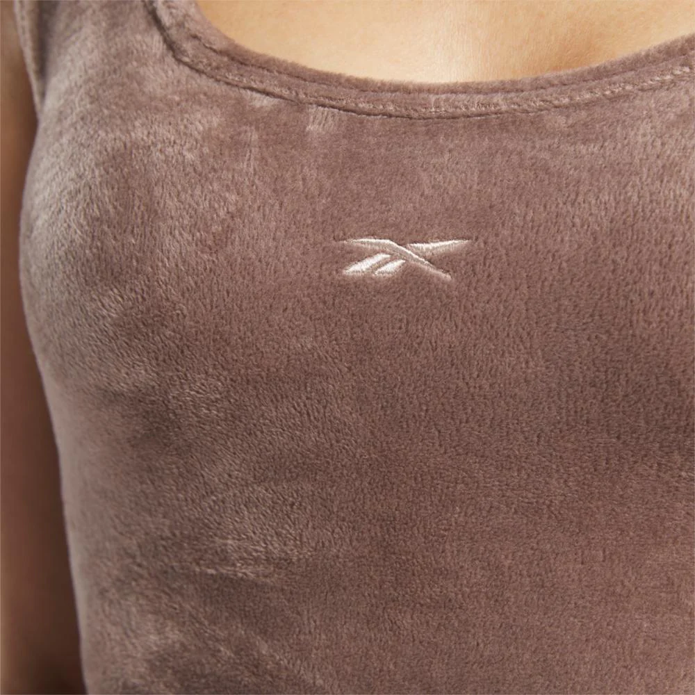 Reebok Apparel Women Reebok Classics Plush Top TAUPE - Image 5