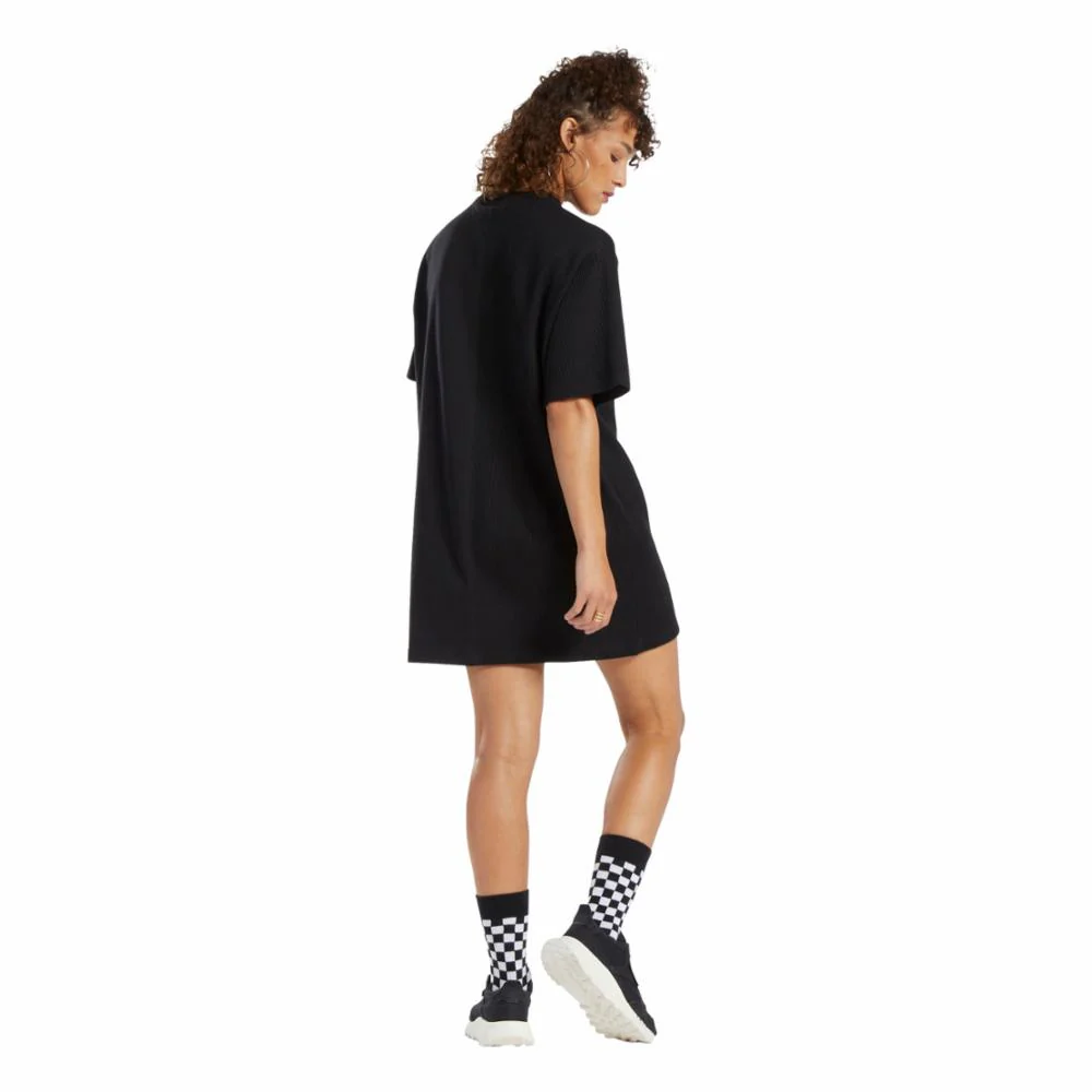 Reebok Apparel Women REEBOK CLASSICS T-SHIRT DRESS BLACK - Image 3