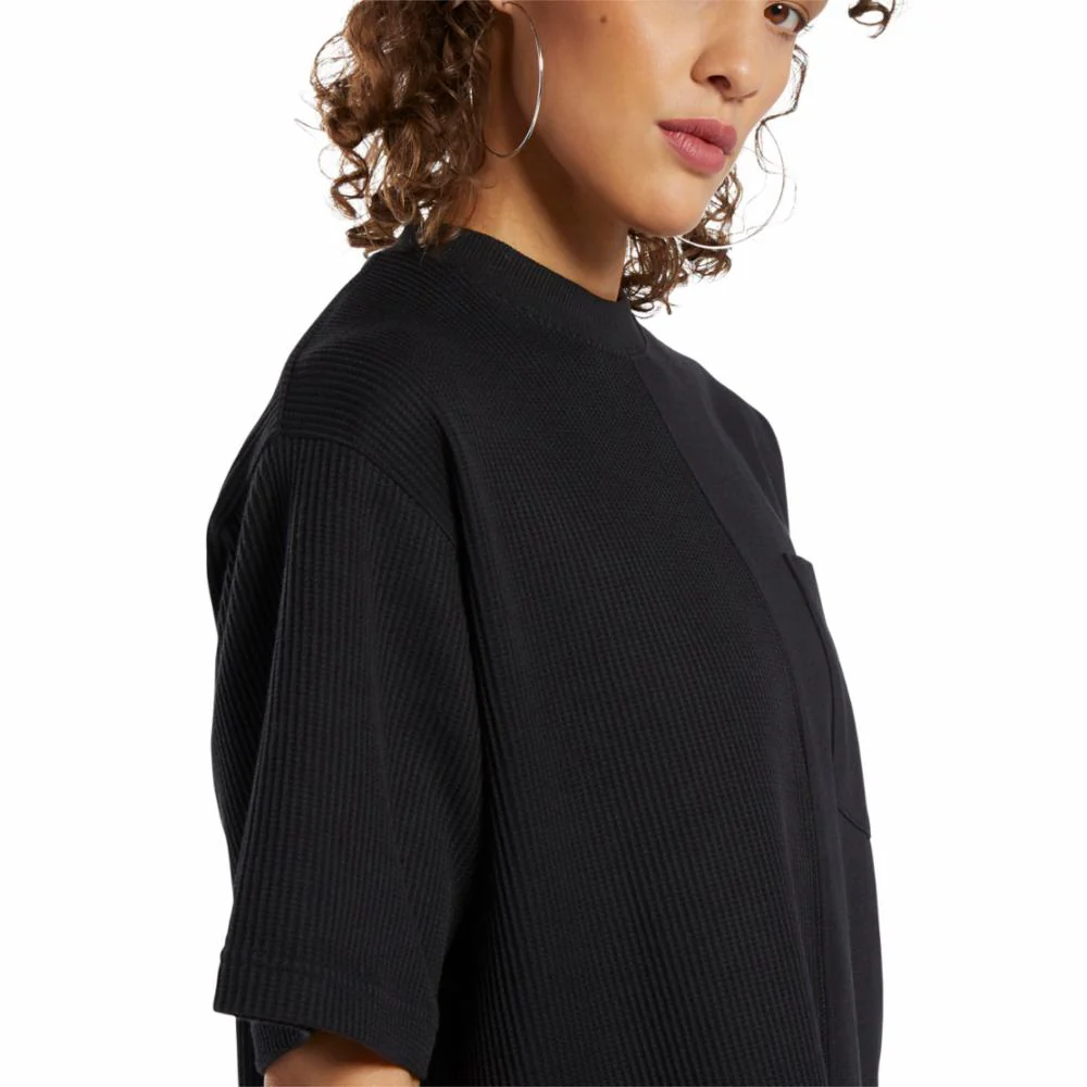 Reebok Apparel Women REEBOK CLASSICS T-SHIRT DRESS BLACK - Image 5